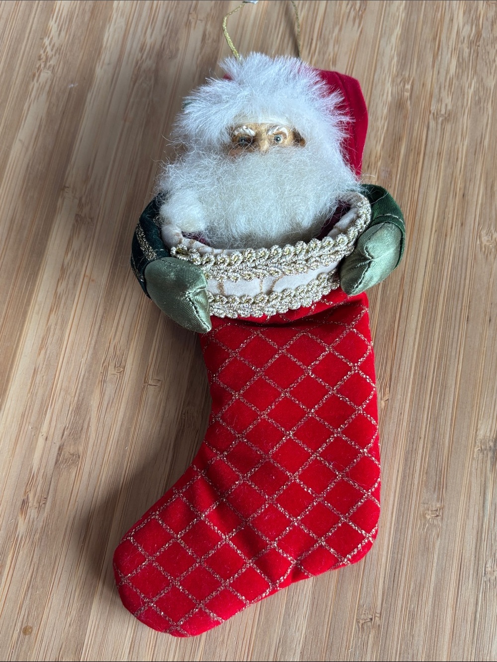 Mark Roberts Santa Stocking Ornament